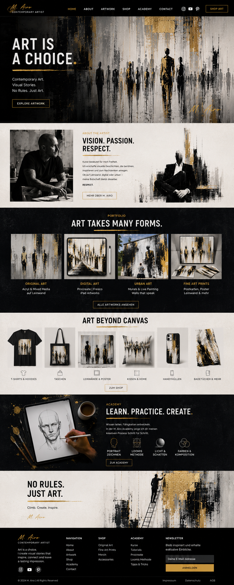 Picairo Landingpage Stil