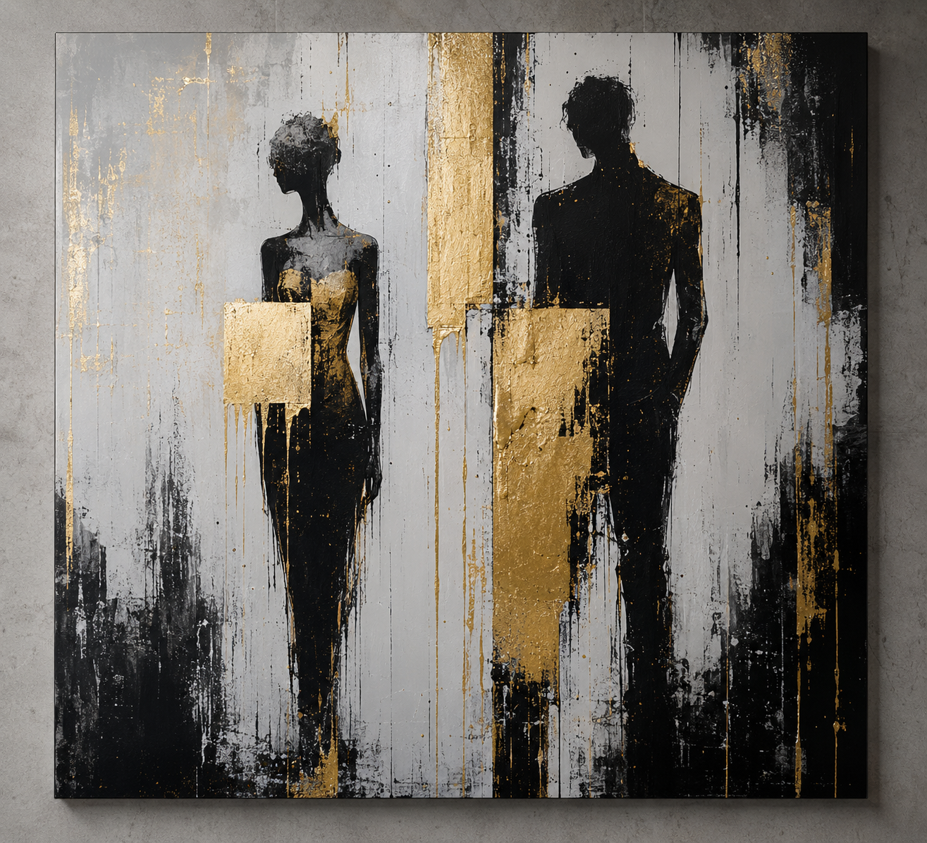 Abstract figurative artwork